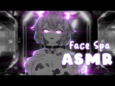 [ASMR] Cyber Cow Face Spa and Massage [Soft Spoken, Personal Attention]