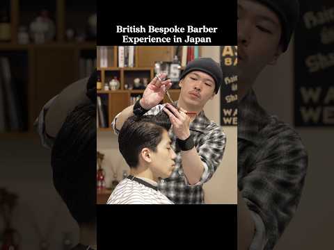 (ASMR) From London to Tokyo: The British Bespoke Barber Experience in Japan