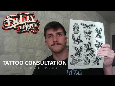 ASMR Realistic Tattoo Shop Consultation