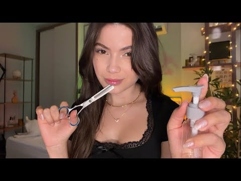 ASMR CORTE DE CABELO MASCULINO💇💙