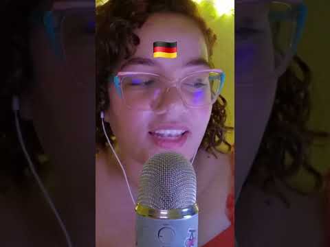 EU TE AMO 💖 em 6 línguas diferentes 😱 #asmr #eua #italy #españa #france #germany #brazil #iloveyou