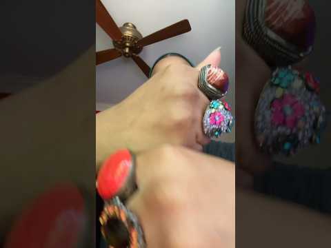 ASMR coconut rain with screen tapping #asmr