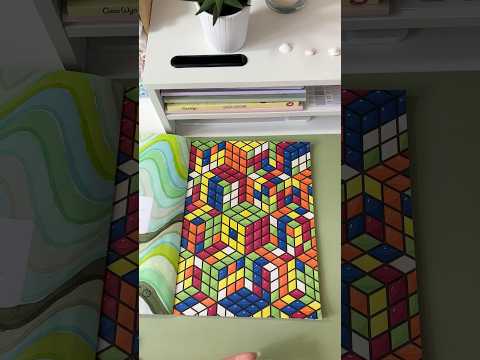 Oddly Satisfying Coloring Thursday ❤️💚💙 #asmrcoloring #oddlysatisfyingvideos #satisfyingpatterns