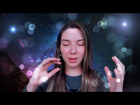 ASMR: MEDITAÇÃO GUIADA Para DORMIR, ACALMAR ANSIEDADE e EQUILIBRAR SUA ENERGIA  | Voz Suave + Música