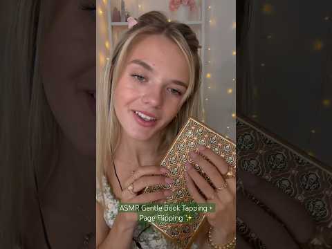 ASMR Gentle Book Tapping + Page Flipping ✨