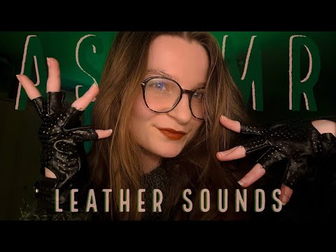 ASMR Leather Finger Flutters and Handsounds 🫶🏻 (HIGHLY REQUESTED!) Dutch 🇧🇪