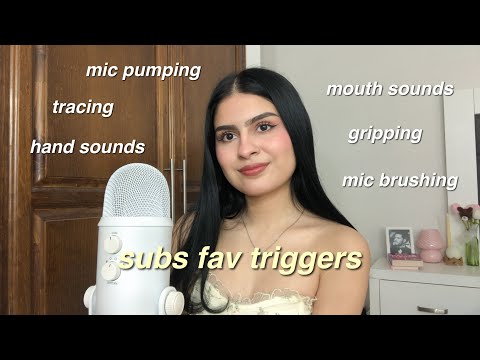 asmr | triggers favoritos de mis suscriptores