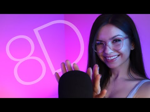 ASMR • 8D Finger Fluttering 🦋 ( + Trying on Glasses)