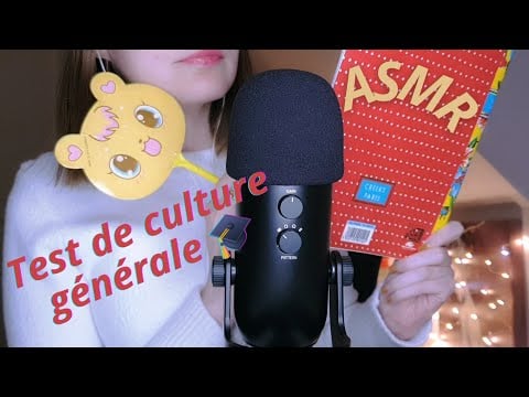 #ASMR - Roleplay Test De Culture Générale (Tu passes bientôt tes examens?🎓)