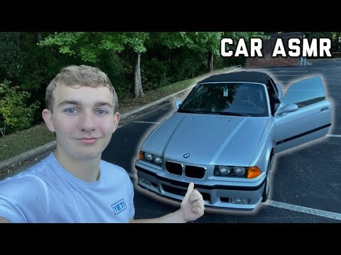 Doing Asmr with my car (New car!?)