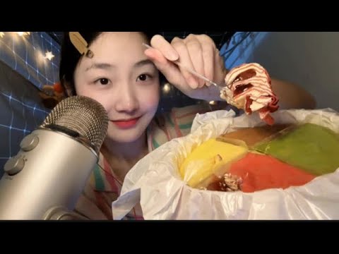 Dessert Bureau: A good day is given by dessert~ #chewingsound #asmr #dessert #voicecontrol