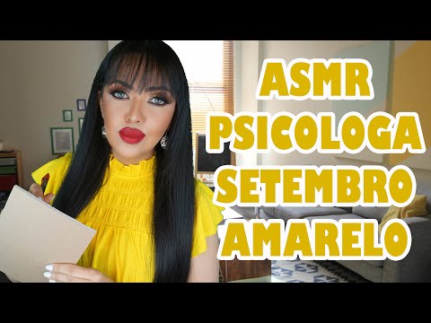 ASMR Roleplay Psicologa #SetembroAmarelo #VozSuave #Tapping