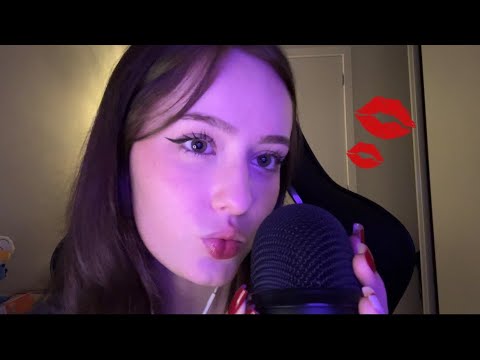 ASMR te dando BEIJINHOS até você cair no sono! 💋 (30 minutos de estalinhos relaxantes)