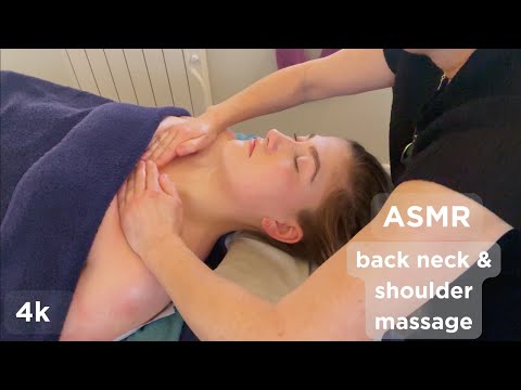 ASMR Aromatherapy Back Neck Shoulders & Scalp Massage ✨ Unintentional ASMR Real Person