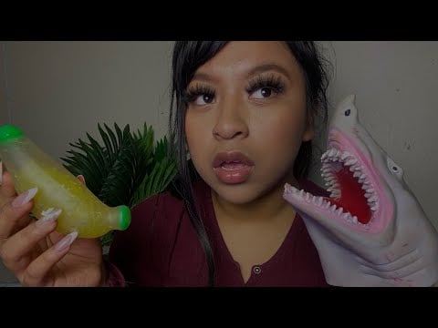 Asmr this or that ? Mouth sounds,tapping sounds for the best sleep ever 💕🍌🦈