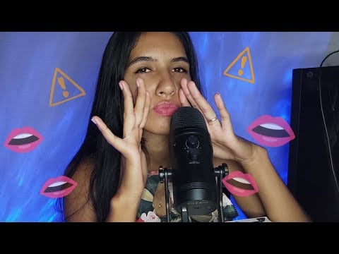 ⚠️ CUIDADO ⚠️ ESSE ASMR TEM MUITOS SONS DE BOCA 👄