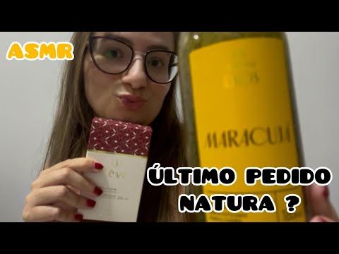 ASMR ULTIMO PEDIDO DA NATURA #asmr