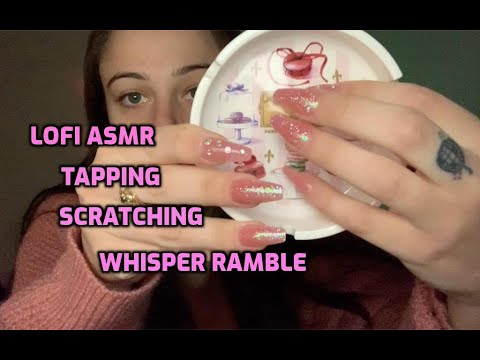 ASMR | Lofi Whisper Ramble w/ Scratching, Tapping, Trigger Assortment