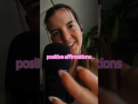 positivity asmr *relax and unwind* #asmr #personalattention #positiveaffirmations