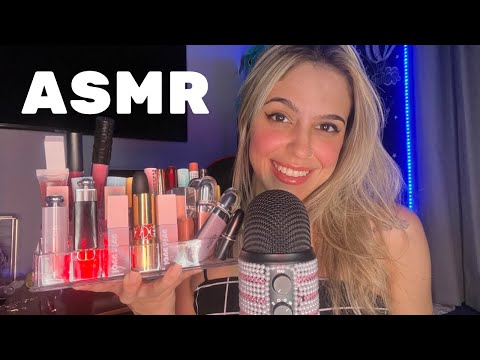 ASMR TOUR  MOTRANDO TODOS MEUS BATONS 💋💄