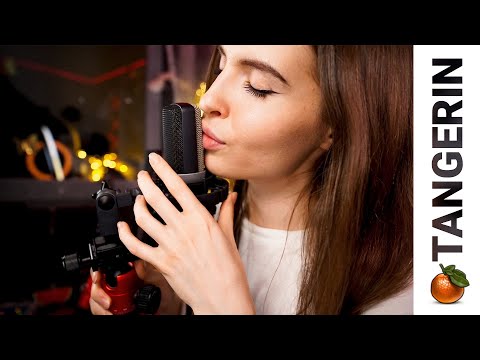 ASMR Intensive Mouth Sounds / Kisses / Purring & Inaudible Whispering | Tangerin