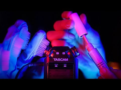 ASMR ~ RELAXING TASCAM MIC SOUNDS 🤤 (crisp as fu*#)