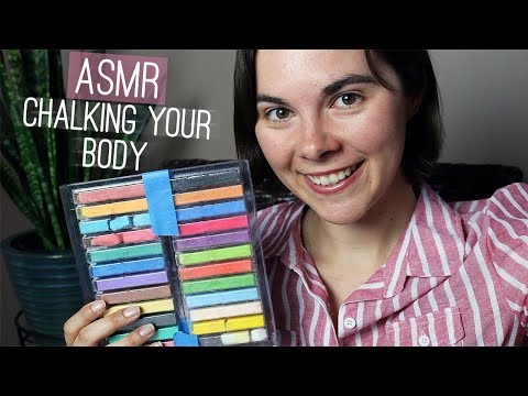 ASMR Chalking Your Body (Whispered & Soft Spoken)