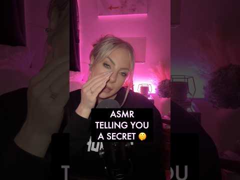 Most RELAXING ASMR Telling You A Secret 🤫 Clicky Whispering #sleepaid #whispering #asmrshorts