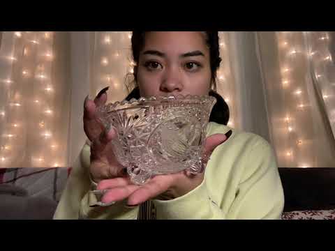 ASMR Tapping on Glass Items