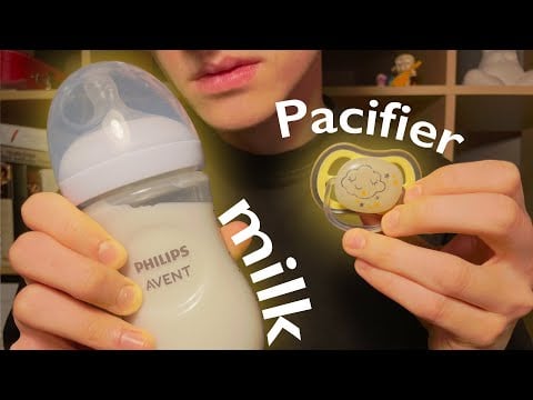 ASMR Getting You Ready For Bed ✨ (feeding, teddy, skincare, soft phrases)