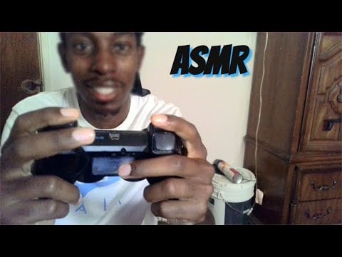 [ASMR] Retro Playstation  controller sounds / talking