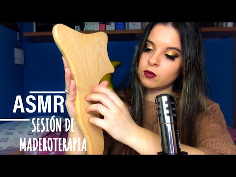 ASMR MADEROTERAPIA - Masaje relajante | ASMR EN ESPAÑOL