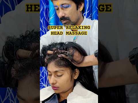ASMR SUPER RELAXING INDIAN HEAD MASSAGE WITH TAPPING BY INDIAN BARBER PRADEEP #asmr