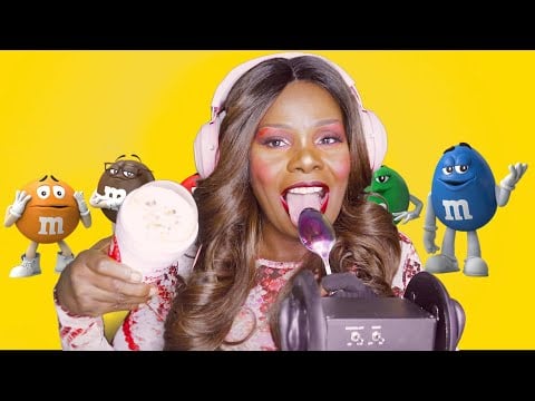SONIC M&M BLAST ASMR EATING SOUNDS