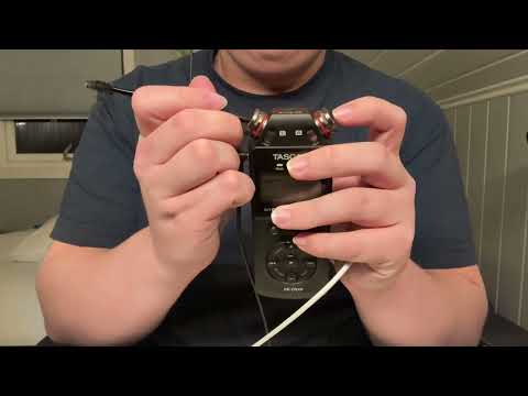 Asmr Tascam mic touching with random stuff (no talking)
