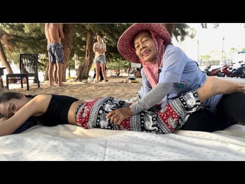 I got relaxing Thai Beach Massage full Body & Thai Back walking massage by professional