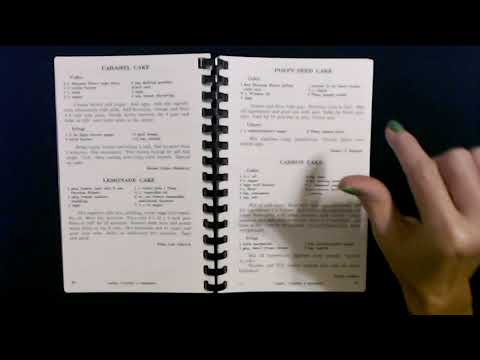 ASMR | Reading Dessert Recipes (Soft Spoken)