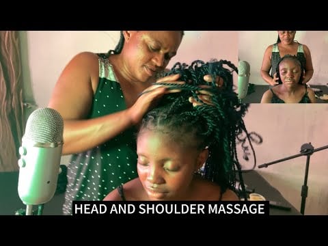 ASMR INDIAN HEAD MASSAGE FOR RELAXATION, DEEP HEAD MASSAGE AND SCRATCHING, WITH HAIR MOUSSE