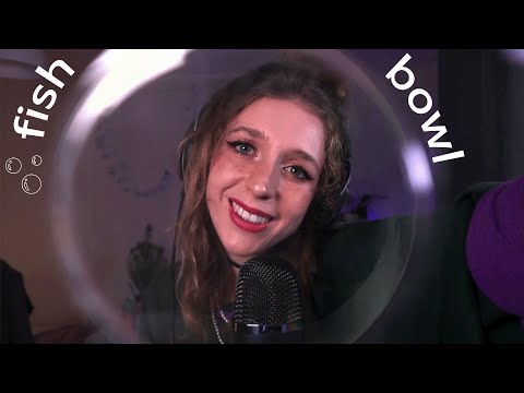 ASMR 🐠 Fishbowl Effect 🥣 Inaudible Whispering & Underwater Sounds