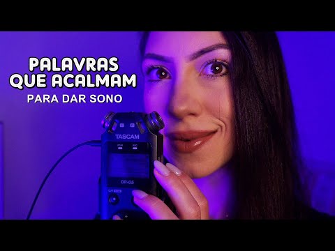 ASMR Palavras Que Você Precisa Ouvir Hoje, que vão te ajudar a Dormir ✨ (Ansiedade e Depressão)