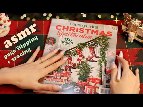 ASMR Magazine Flip Through (whisper + paper sounds)