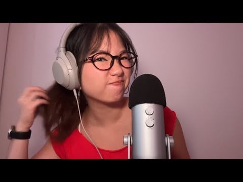 ASMR close-up clicky whisper rambleeee (relax + sleep 😴 💤)