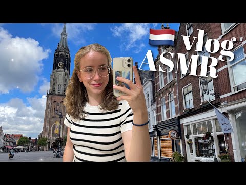 ASMR Vlog: Vacation in the Netherlands with my Best Friend 🧇🌂 (whispered voice-over Vlog)