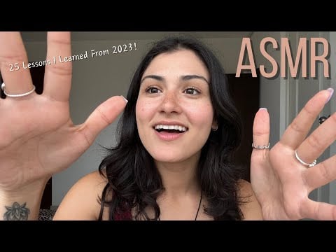 ASMR | Tingly Wisdom to Own Your 2024 (Hand Movements, Tapping, + Rambles)