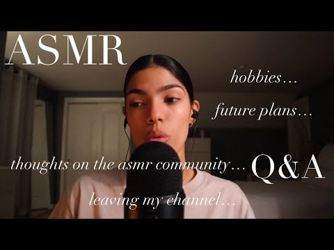 ASMR ~ very honest Q&A 🤍 whispering/soft speaking+ gum chewing(HIGH GAIN)