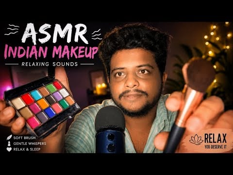 ASMR Indian Makeup 