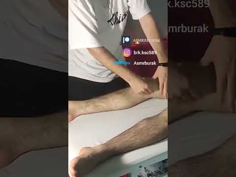 RELAXING FRONT LEG MASSAGE TURKISH THERAPY #massage #satisfying #relaxing #asmr #shorts