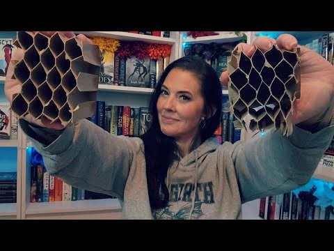 ASMR- Honeycomb Cardboard Triggers & Tingles 📦