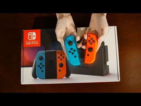 ASMR Relaxing Unboxing | Nintendo Switch