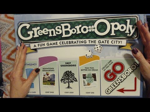 ASMR ~ Greensboro🌸Opoly Board Game Show & Tell